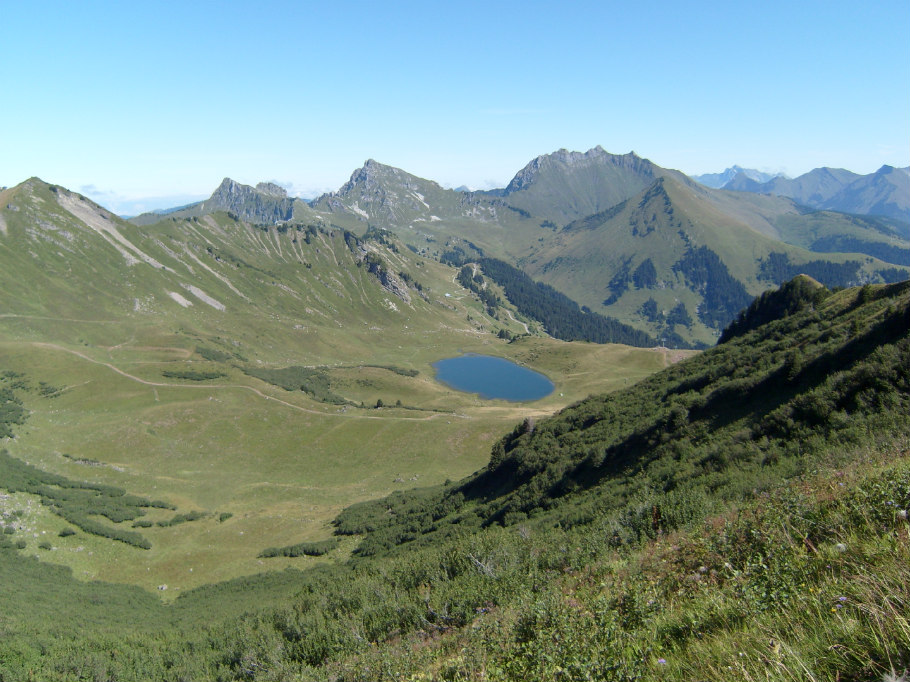 Le lac de roy vu du pic